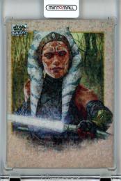 2024 Topps Star Wars Chrome Galaxy Ahsoka Tano Base/Mini Diamond Refractor/#74