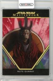 2024 TOPPS Star Wars Masterwork Nute Gunray Red #61【12/25】