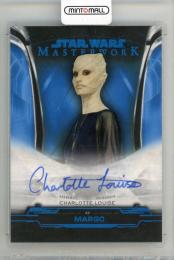 2019 TOPPS Star Wars Masterwork Charlotte Louise as Margo Autographs Blue Foil #ACL【13/99】