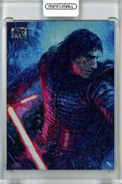 2024 Topps Star Wars Chrome Galaxy The Duel: Kylo Ren Base/Mini Diamond Refractor/#71