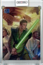 2024 Topps Star Wars Chrome Galaxy Rescue of Geonosis Base/Parallel/#66/Anakin/Obi-Wan/Padmé【51/75】