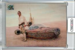 2024 Topps Star Wars Chrome Galaxy Passage to Alderaan Base/Mini Diamond Refractor/#51/Luke Skywalker