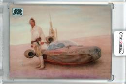 2024 Topps Star Wars Chrome Galaxy Passage to Alderaan Base/Refractor/#51/Luke Skywalker