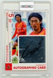 2013 Jリーグ チームエディション・メモラビリア 名古屋グランパスエイト  増川隆洋 直筆サインカード 17/50