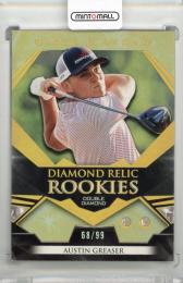 2024 UPPER DECK Portfolio Black Diamond Austin Greaser Diamond Relic Rookie Gems #BDRGR【68/99】
