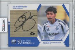 2025 FC町田ゼルビア オフィシャルトレーディングカード 岡村大八 直筆サインカード