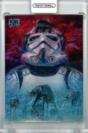 2024 Topps Star Wars Chrome Galaxy AT-AT Drivers Base/Mini Diamond Refractor/#45