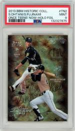 2013 BBM ヒストリックコレクション2014 大谷翔平/藤浪晋太郎 Once Teenagers' Now ホロ箔版 #TN2 50枚限定【29/50】【PSA9】《MINT》北海道日本ハムファイターズ/阪神タイガース