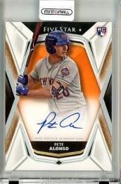 2019 Topps Five Star Pete Alonso #FSA-PA RC Autographs Orange【1/5】《ファーストナンバー!》 Mets