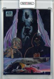 2024 Topps Star Wars Chrome Galaxy Boba Fett's Prize Base/Refractor/#32/Darth Vader/Han Solo