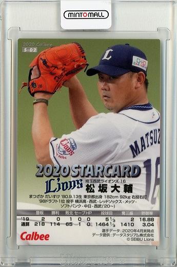 ミントモール / MINT 仙台店 / 2020 カルビー STARCARD 松坂大輔
