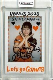 2023 BBM チアリーダーカード DANCING HEROINE 舞 矢作明子 直筆サイン入りチェキ【08/10】 VENUS