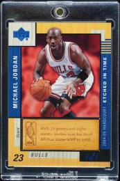 2004-05 Upper Deck Hardcourt Michael Jordan ET-MJ  Etched in Time 【1/1】 Chicago Bulls