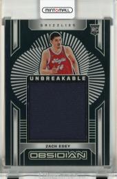 2024-25 Panini Obsidian Zach Edey Unbreakable Memorabilia RC #28【116/249】