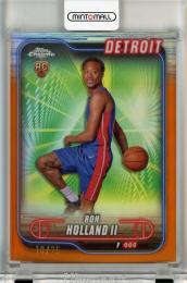 2024-25 Topps Chrome Ron Holland II Orange Refractors RC #133【18/25】
