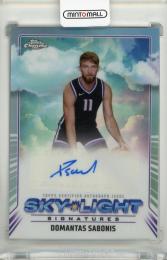 2024-25 Topps Chrome Domantas Sabonis Sky-Light Signatures Refractors Auto #SLSDS《初期傷あり》