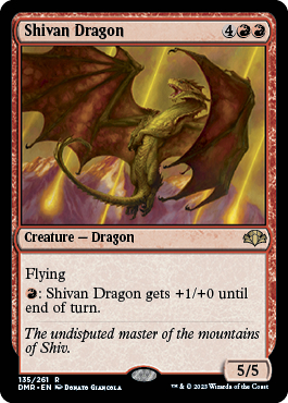 ミントモール / MINT GAMES MTG店 / 【DMR】【ENG】【Foil】《シヴ山のドラゴン/Shivan Dragon》