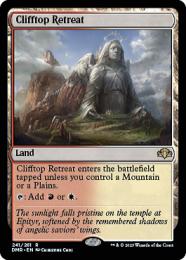 【DMR】【ENG】【Foil】《断崖の避難所/Clifftop Retreat》