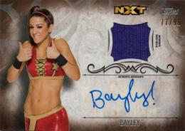 2016 TOPPS WWE UNDISPUTED  Bayley Autograph & Relic #UARBAY 77/99