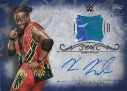 2016 TOPPS WWE UNDISPUTED  Kofi Kingston Autograph & Relic #UARKK 21/25