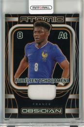 2023-24 Panini Obsidian Aurelien Tchouameni Atomic Material Electric Etch Orange #15【71/99】
