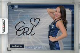 2015 BBM チアリーダーDANCING HEROINE‐舞‐ bluelegends ERI 直筆サインカード 51/60