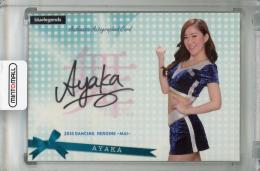 2018 BBM チアリーダーDANCING HEROINE‐舞‐ bluelegends AYAKA 直筆サインカード 18/60