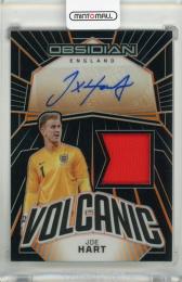 2023-24 Panini Obsidian Joe Hart Volcanic Material Signatures Electric Etch Orange Auto #7【17/99】