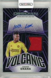 2023-24 Panini Obsidian Andre Onana Volcanic Material Signatures Electric Etch Purple Auto #19【33/50】