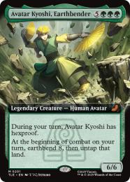 【TLE】【ENG】【Foil】〈201-M-G〉《土のベンダー、アバター・キヨシ/Avatar Kyoshi, Earthbender》拡張アート版