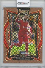 2024-25 PANINI Select FIFA Bronze Checker #19 / MOHAMED SALAH(Liverpool FC) 【57/75】