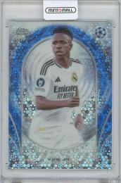 2024-25 TOPPS Chrome UEFA Club Competitions Ultimate Stage Blue Refractors / VINI Jr.(Real Madrid) 【041/150】