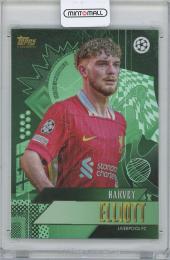 2024-25 TOPPS Gold X WalkerTKL UEFA Club Competitions Current Stars Green / HARVEY ELLIOTT(Liverpool FC) 【94/99】