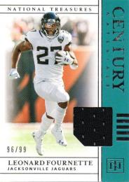 2019 PANINI National Treasures  Leonard Fournette Player Worn/Used Material 96/99