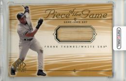 2001 UPPER DECK SP Game Bat Edition Frank Thomas Piece of the Game #FT Chicago White Sox