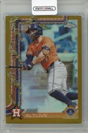 2025 TOPPS Holiday Jose Altuve Chrome Gold Refractors #HC163【19/50】 Houston Astros