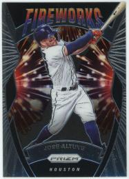 2020 Panini Prizm Fireworks #9 Jose Altuve