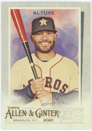 2020 Topps Allen and Ginter #127 Jose Altuve