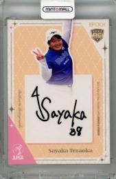 2025 EPOCH JLPGA ROOKIES & WINNERS 寺岡沙弥香 直筆サインカード (RC) 【088/100】
