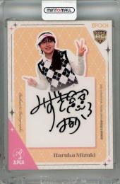 2025 EPOCH JLPGA ROOKIES & WINNERS 水木春花 直筆サインカード (RC) 【052/100】