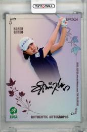 2025 EPOCH JLPGA TOP PLAYERS 権藤可恋 直筆サインカード【21/63】