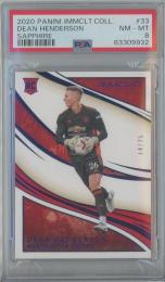 2020 Panini Immaculate Collection  Dean Henderson RC Sapphire #33【14/25】【PSA】 Manchester United