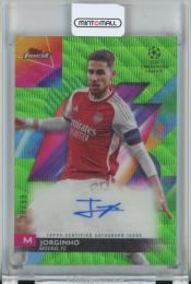 2021-22 Panini Prizm Premier League  Jorginho Neon Green Refractors【98/99】 Arsenal FC