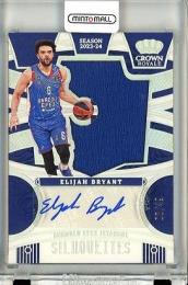2023-24 Panini Crown Royale Euro League Elijah Bryant #SL-BRY Silhouettes Autographs【08/49】 Anadolu Efes Istanbul