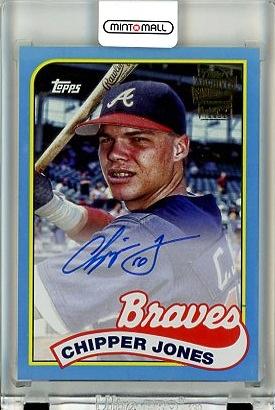 topps Chipper Jones　チッパー・ジョーンズ CHIPPER JONES 2025年TOPPSオートグラフパッチカード - メルカリ