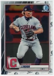2020 Bowman Chrome #3 Francisco Lindor