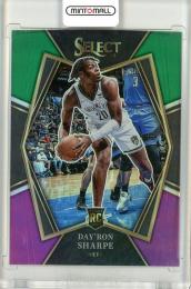 2021-22 Panini Select  Day’ron Sharpe Premier Level Tri-Color