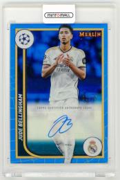 2023-24 Topps Merlin UEFA Club Competitions Jude Bellingham Autographs Blue Refractors Parallels【1/75 First Number Card】 Real Madrid C.F.