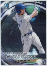 2020 Bowman Chrome Draft Glimpses of Greatness #GOGBW Bobby Witt Jr.