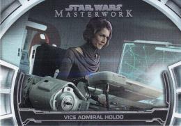 2019 Topps Star Wars Masterwork  Vice Admiral Holdo Defining Moments Rainbow Foil パラレル版 011/299